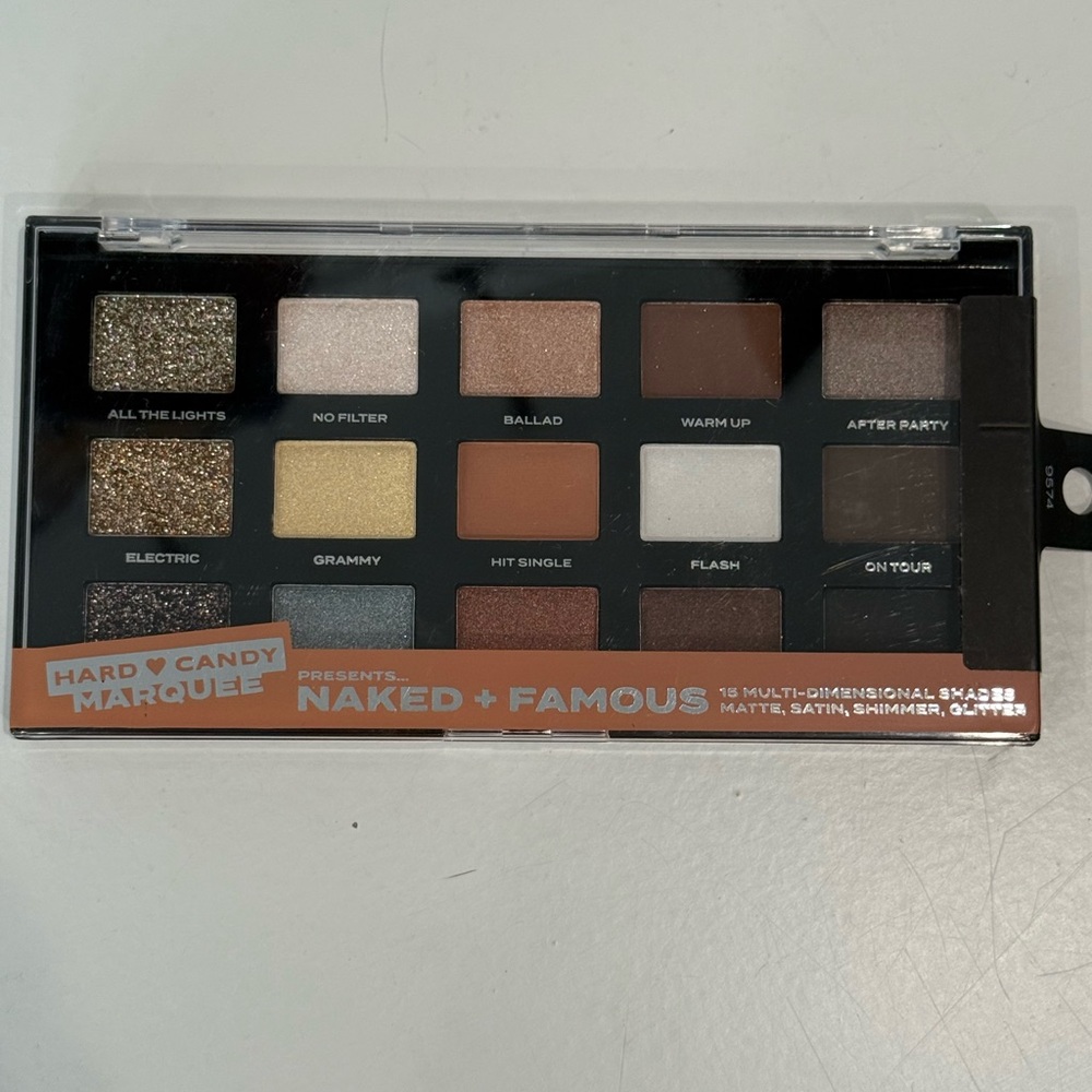 Hard Candy Marquee Eyeshadow Palette - Naked + Famous Shades